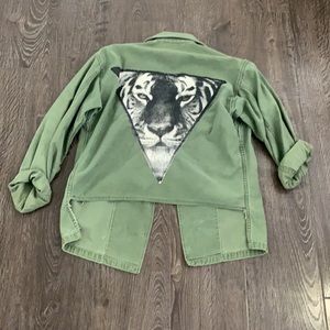 Vintage Redeux tiger army jacket